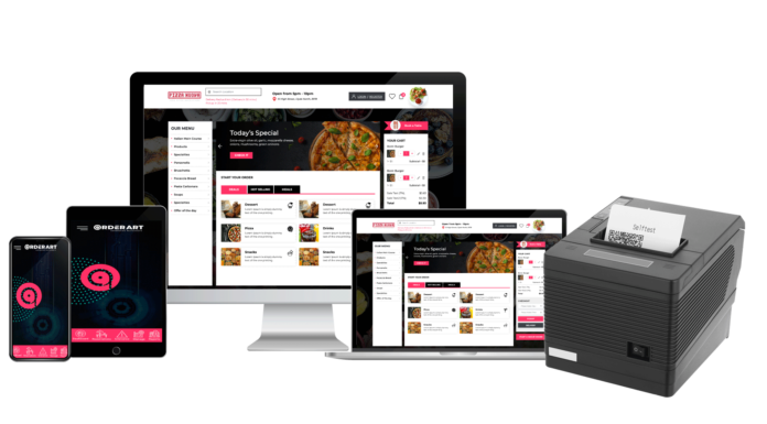 Food website design